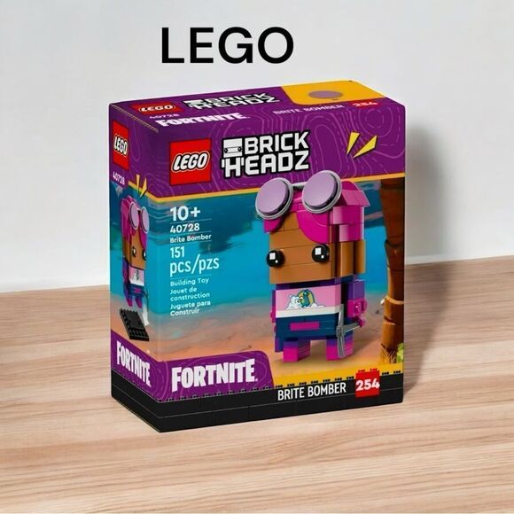 Lego 40728 Brickheads Fortnite Brite Bomber Set New Sealed - Picture 3 of 8